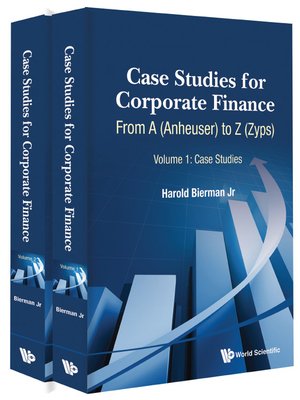 cover image of Case Studies For Corporate Finance